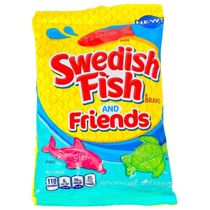 Swedish Fish & Friends Peg Bag 8.04 Oz X 12 Units