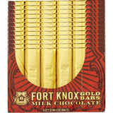 Fort Knox Mini Goldbars Milk Chocolate 2.96oz X 12 Units