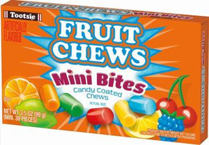 Fruit Chews Mini Bites Theatre Box 3.5oz X 12 Units