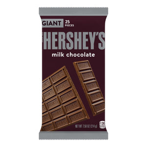 Hershey's Giant Bar Milk Chocolate 7.56oz X 12 Units