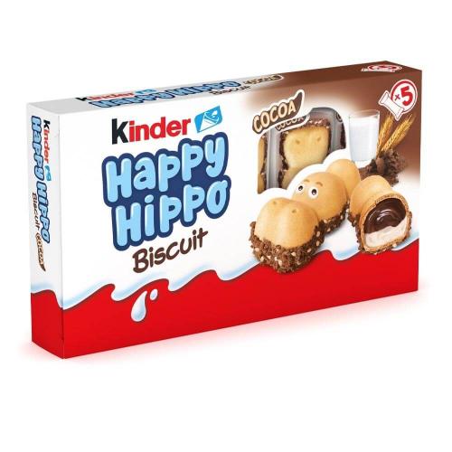 Uk Kinder Happy Hippo Cocoa 5pk X10 Units