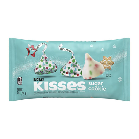 Hershey's X-Mas Kisses Sugar Cookie 7oz X 12 Units