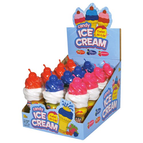 Koko's Icecream Twist-N-Lik Candy .64oz X 12 Units