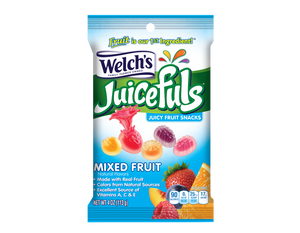 Welch's Juicefuls Mixed Fruit Peg Bag 4oz X 12 Units