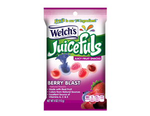 Welch's Juicefuls Berry Blast Peg Bag 4oz X 12 Units