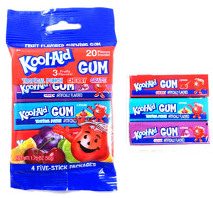 Kool-Aid Gum Peg Bag 1.76oz X 10 Units
