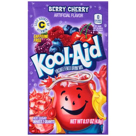 KOOL-AID UNSWEETENED 2QT - BLADTIN BERRY CHERRY