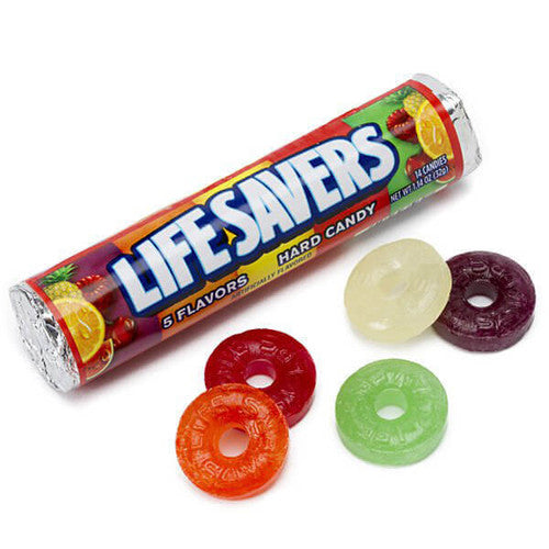 Shop Lifesavers Hard Roll 5 Flavor (20 Units) | Candyville.Ca