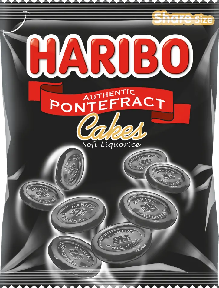UK Haribo Pontefract Cakes 160g X 12 Units