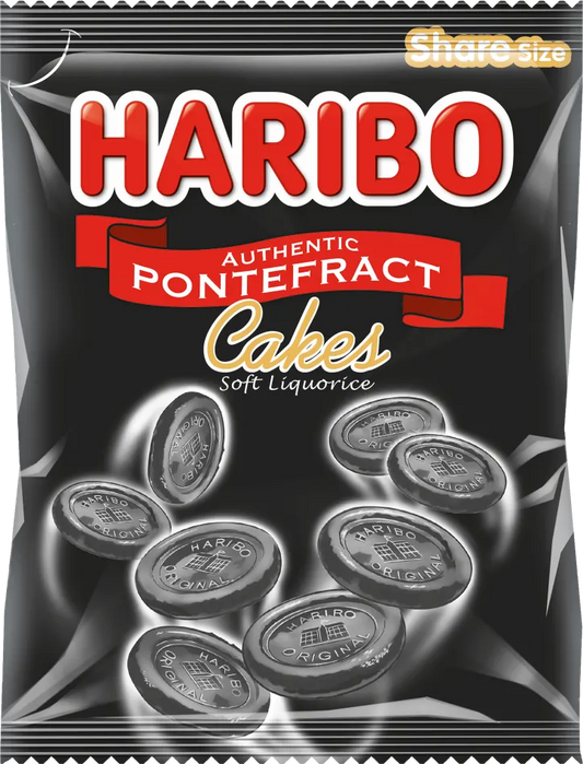 UK Haribo Pontefract Cakes 160g X 12 Units