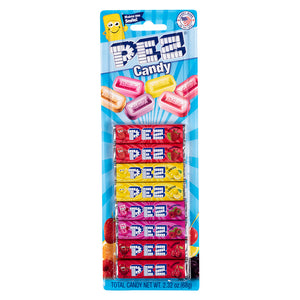 Pez Blister Pack Refill Assorted Fruit 8 Pack X 24 Units