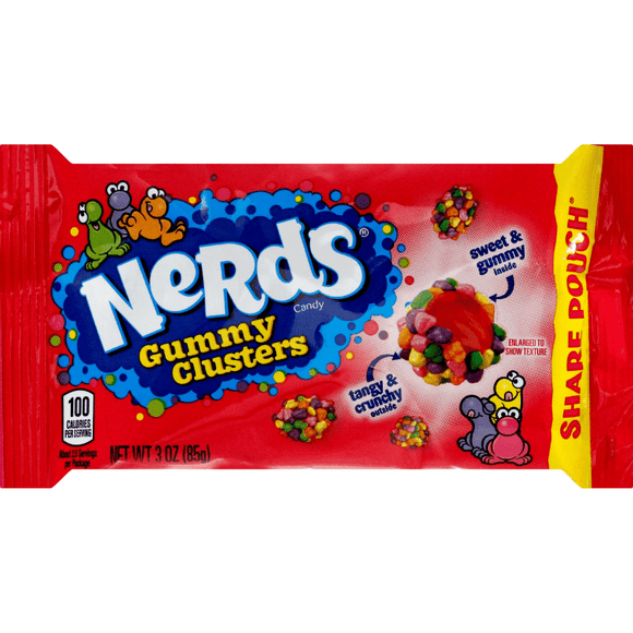 Nerds Gummy Clusters Share Pack 3oz X 12 Units