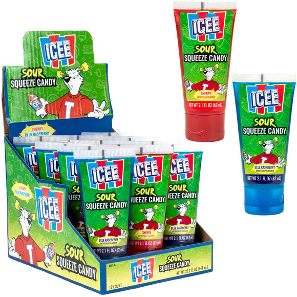 Koko's Squeeze Candy Sour Icee 2.1oz X 12 Units