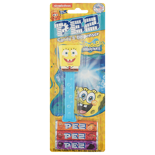 Pez Blister -  Spongebob Assortment X 12 Units