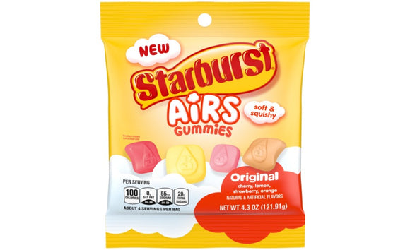 Starburst Airs Original Peg Bags 4.3oz X 12 Units