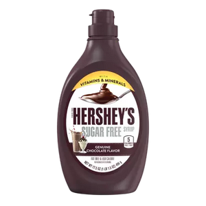Hershey's Sugar Free Chocolate Syrup 17.5 Oz X 6 Units