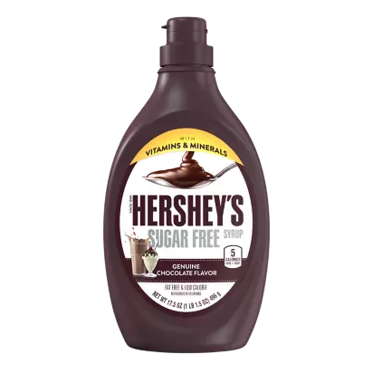 Hershey's Sugar Free Chocolate Syrup 17.5 Oz X 6 Units