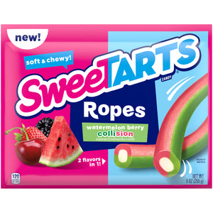 Sweetarts Rope Watermelon Berry Collision Sharepack 3.5oz X 12 Units