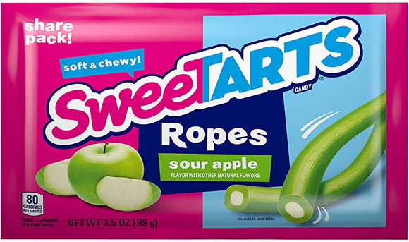 Sweetarts Ropes Sour Apple Sharepack 3.5oz X 12 Units