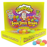 THEATER BOX WARHEADS SOUR JELLY BEANS UNPACKED