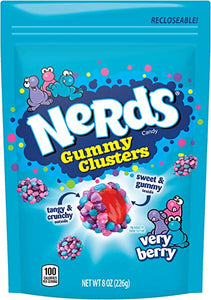 Nerds Gummy Clusters Very Berry Stand Up Bag 8oz X 6 Units