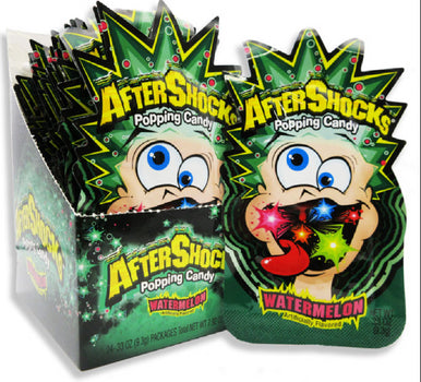 Aftershocks Popping Candy Watermelon 0.33oz X 24 Units