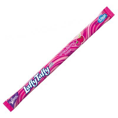 Wonka Laffy Taffy Rope - Strawberry Pre-Priced X 24 Units – candyville.ca