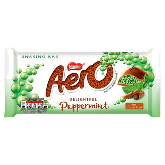 Uk Aero Giant Bar Mint 90g X 15 Units