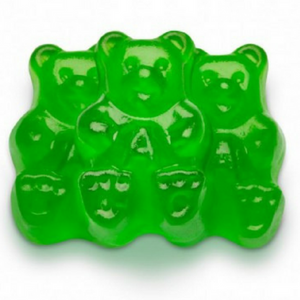 Bulk Albanese Green Apple Gummi Bears 5 Lb