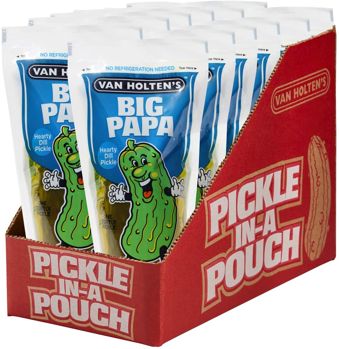 Van Holten's King Size Pickle Big Papa Dill X 12 Units