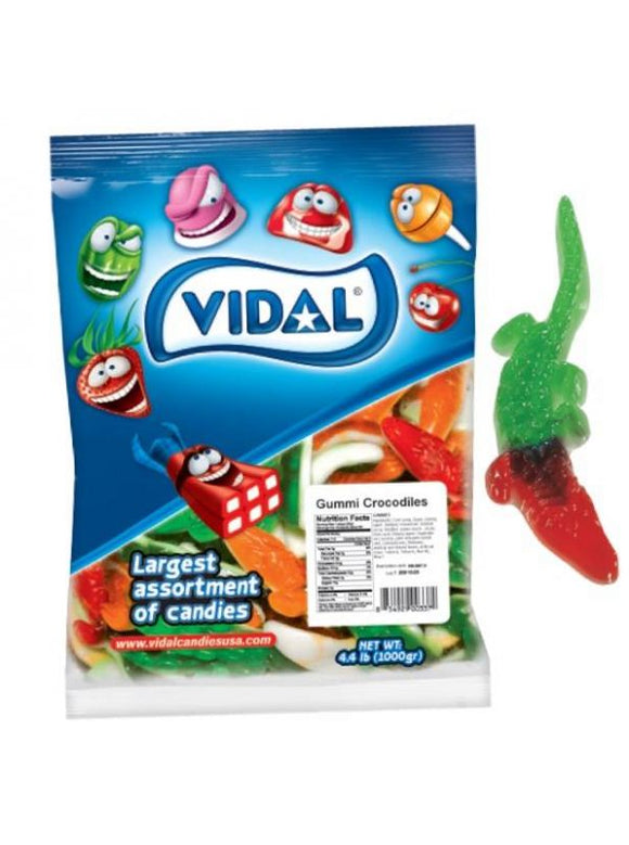 Bulk - Vidal Gummi Crocodiles 2kg (4.4lb)