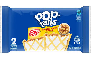 Pop Tarts Eggo Frosted Maple  3.3oz X 6 Units