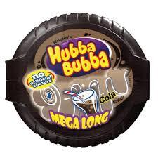 UK Hubba Bubba Cola Bubblegum Mega Long Tape 56g X 12 Units