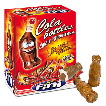 UK Fini Cola Bottles Liquid Filled Bubblegum X 200 Units