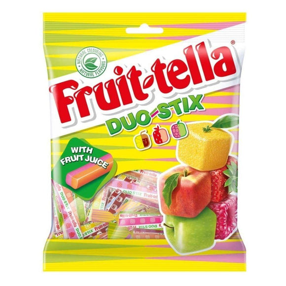 Uk Fruittella Duo Stix 135g X 12 Units