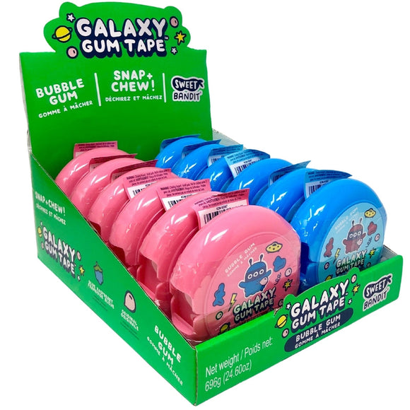 Galaxy Gum Tape Bubblegum 58g X 12 Units