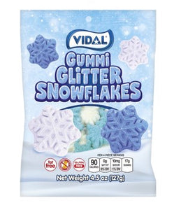 Vidal Christmas Gummi Snowflake 4.5oz X 14 Units