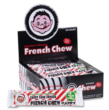 Doscher's French Chew Candy Cane Crunch 1.62oz X 24 Units