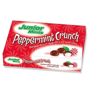 X-Mas Junior Mints Peppermint Crunch Theatre Box 3.5oz X 12 Units