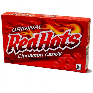 Red Hot Box Theater Box Ferrara Pan Red Hots 6oz X 12 Units