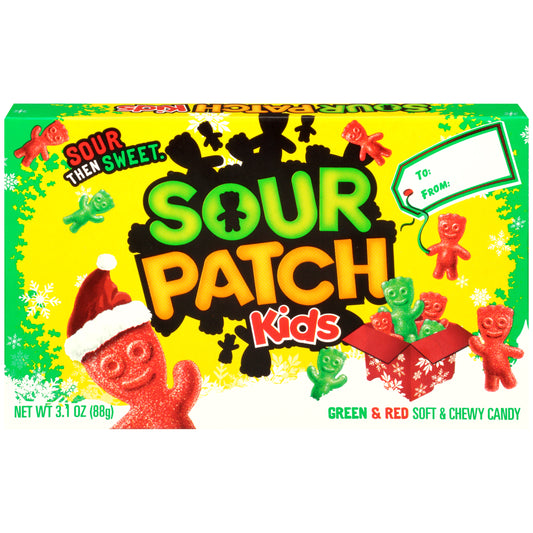 Xmas - Sour Patch Kids Theatre Box 3.1oz X 12 Units