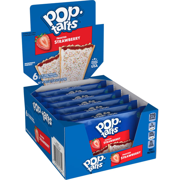 Pop Tarts Frosted Strawberry 3.3oz X 6 Units