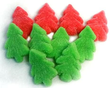 Vidal Bulk Christmas Gummi Trees (Sugared) 4.4 Lb